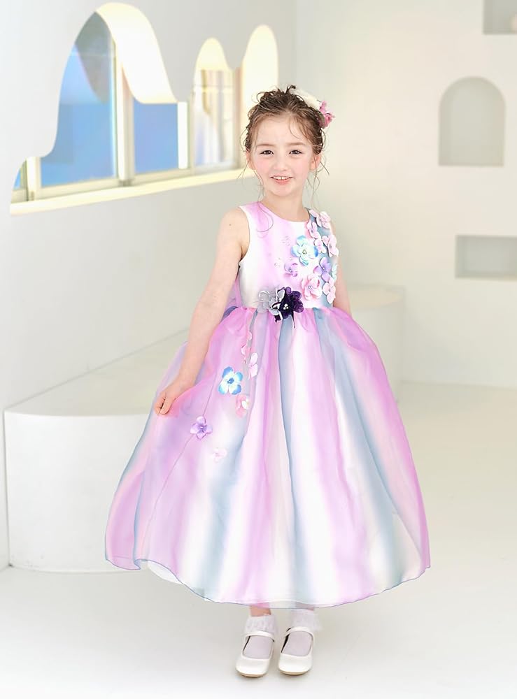 ドレスコ　パープルレースドレス　130 ドレスコパープルレースドレス130